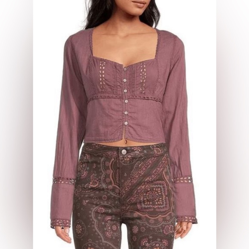 Free People Joi Crop Top NWT